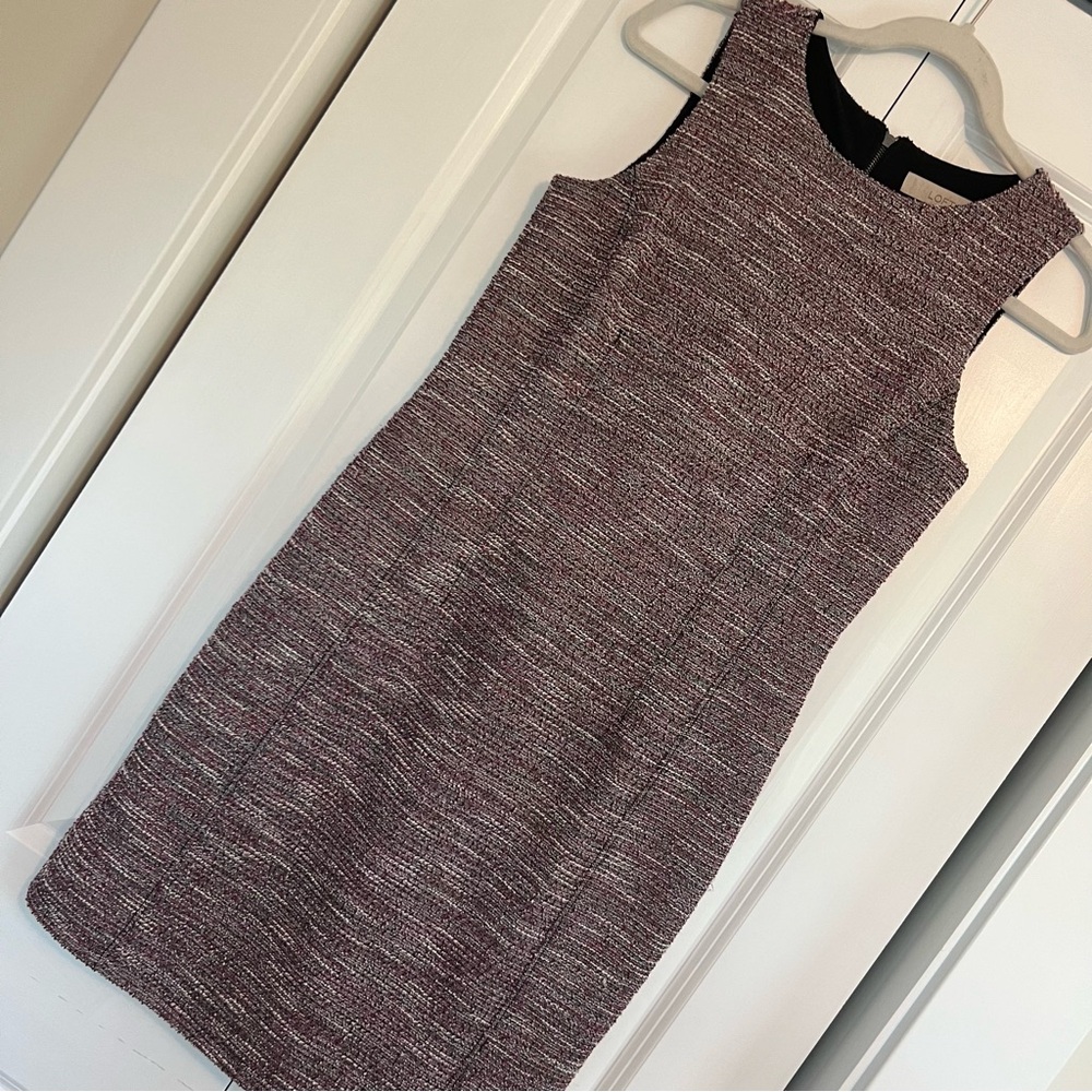 Loft Sleeveless Tweed Dress